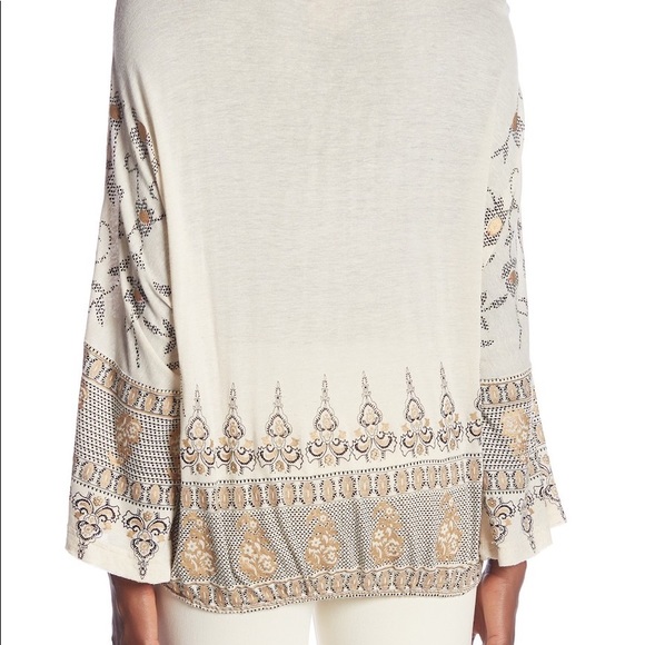 NWT Free People Medallion Print Top - Picture 2 of 6